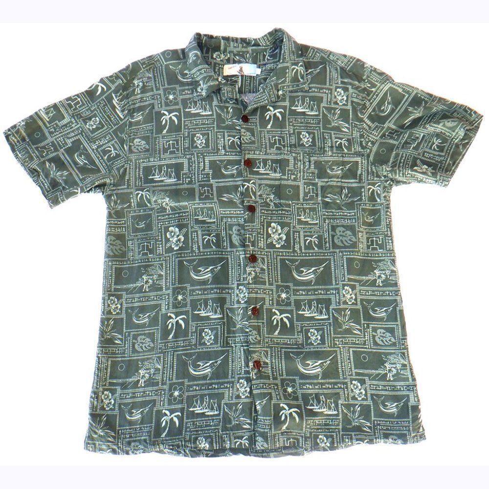 High Surf Hawaiian style button shirt